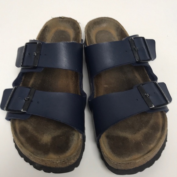 Birkenstock Shoes - Blue Leather Birkenstock